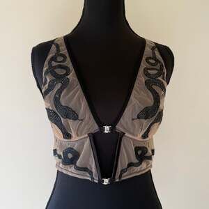 Thistle & Spire Medusa Longline Bralette Butterscotch